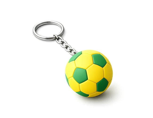 Chaveiro Emborrachado 3D Copa do Mundo 2026