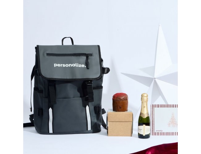 Kit Mochila Corporativa Cu Personalizado + Chandon
