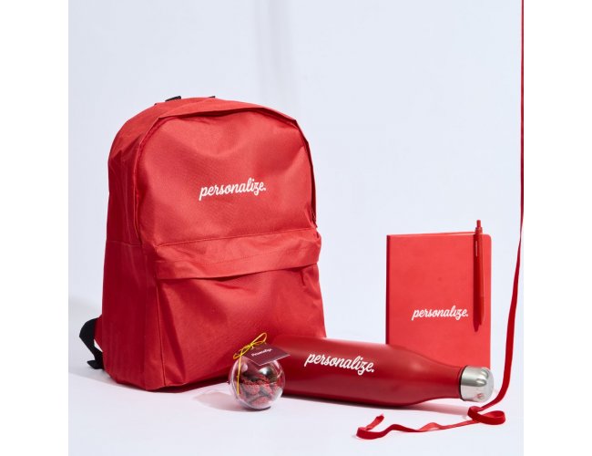 Kit Mochila natalino  Personalizado Estrelar