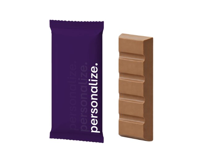 Barrinha de Chocolate Personalizada para Kit Onboarding