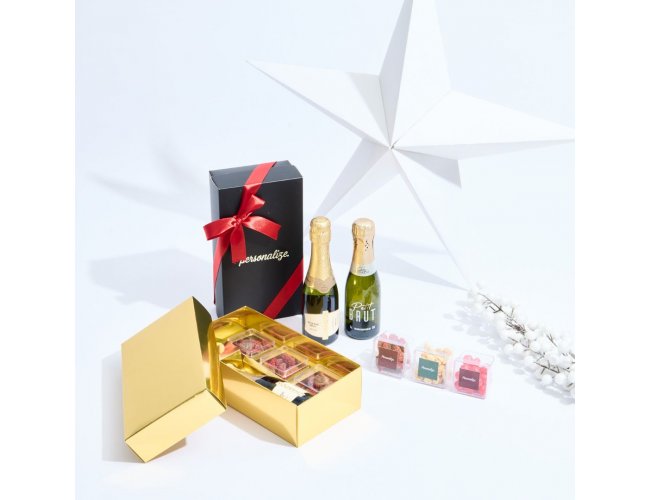 Kit Duplo Corporativo e Mini Caixinhas de Dragee Personalizado