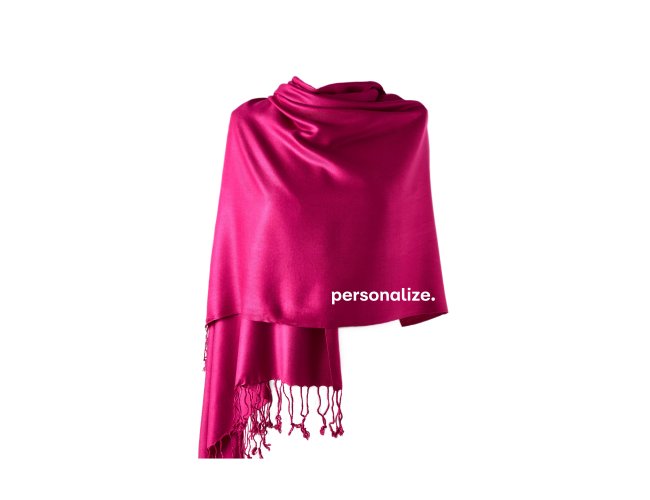 Pashmina Personalizada Outubro Rosa